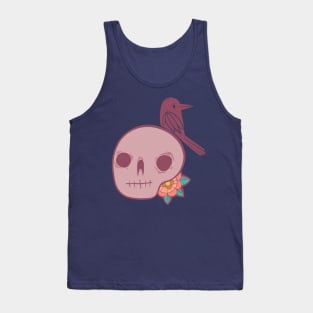 skull and crow Tank Top